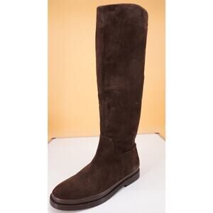 Vince Carleigh Clove Brown Suede Knee Boots Size 6.5 Tall Women's NIB $375